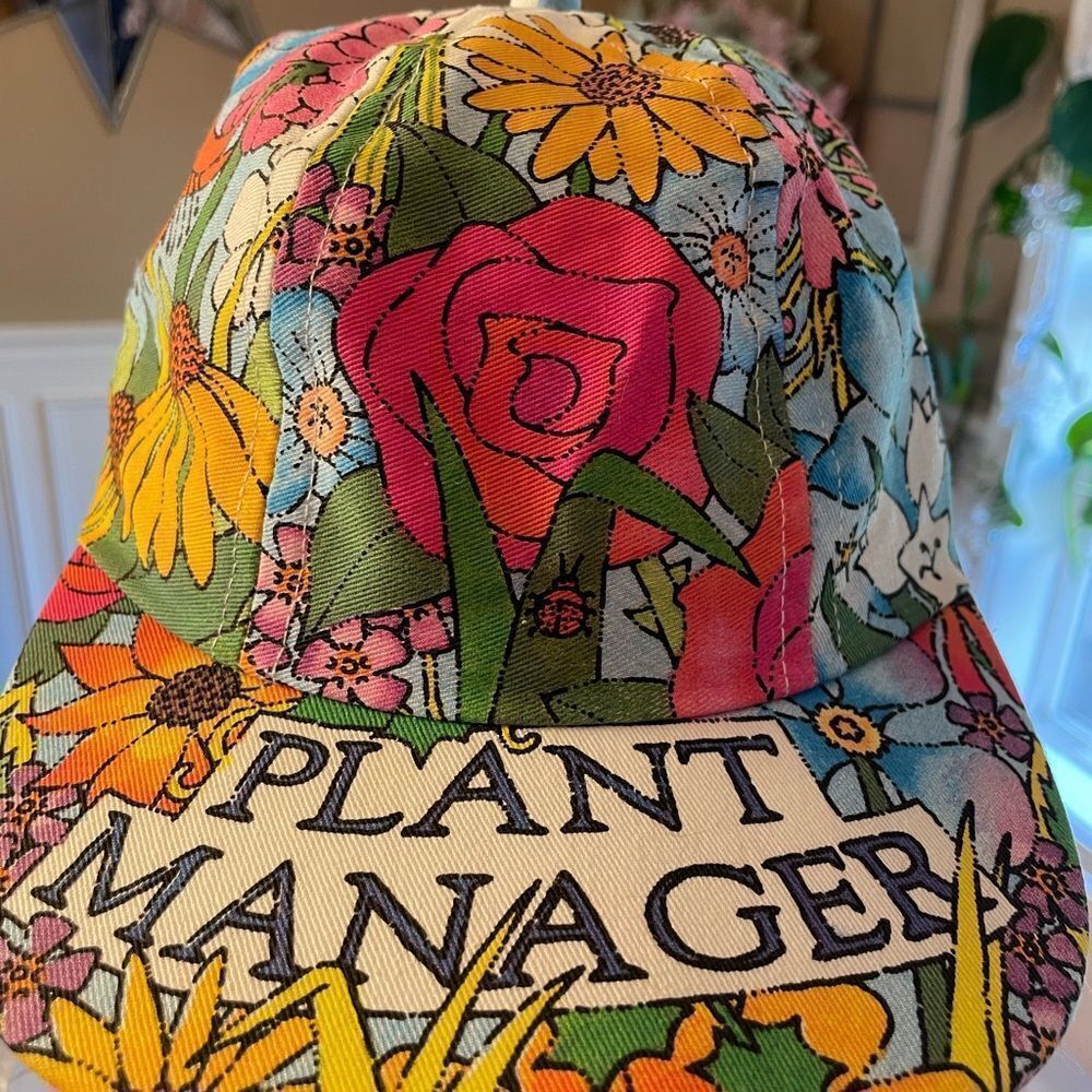 Samuel Byrd Plant Manager Plant Where Your Head is At Flower Adjustable Hat - Picture 2 of 15